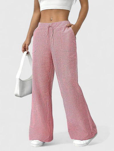 Dominique™ | Pantalón ancho cómodo con detalles elegantes