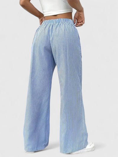 Dominique™ | Pantalón ancho cómodo con detalles elegantes