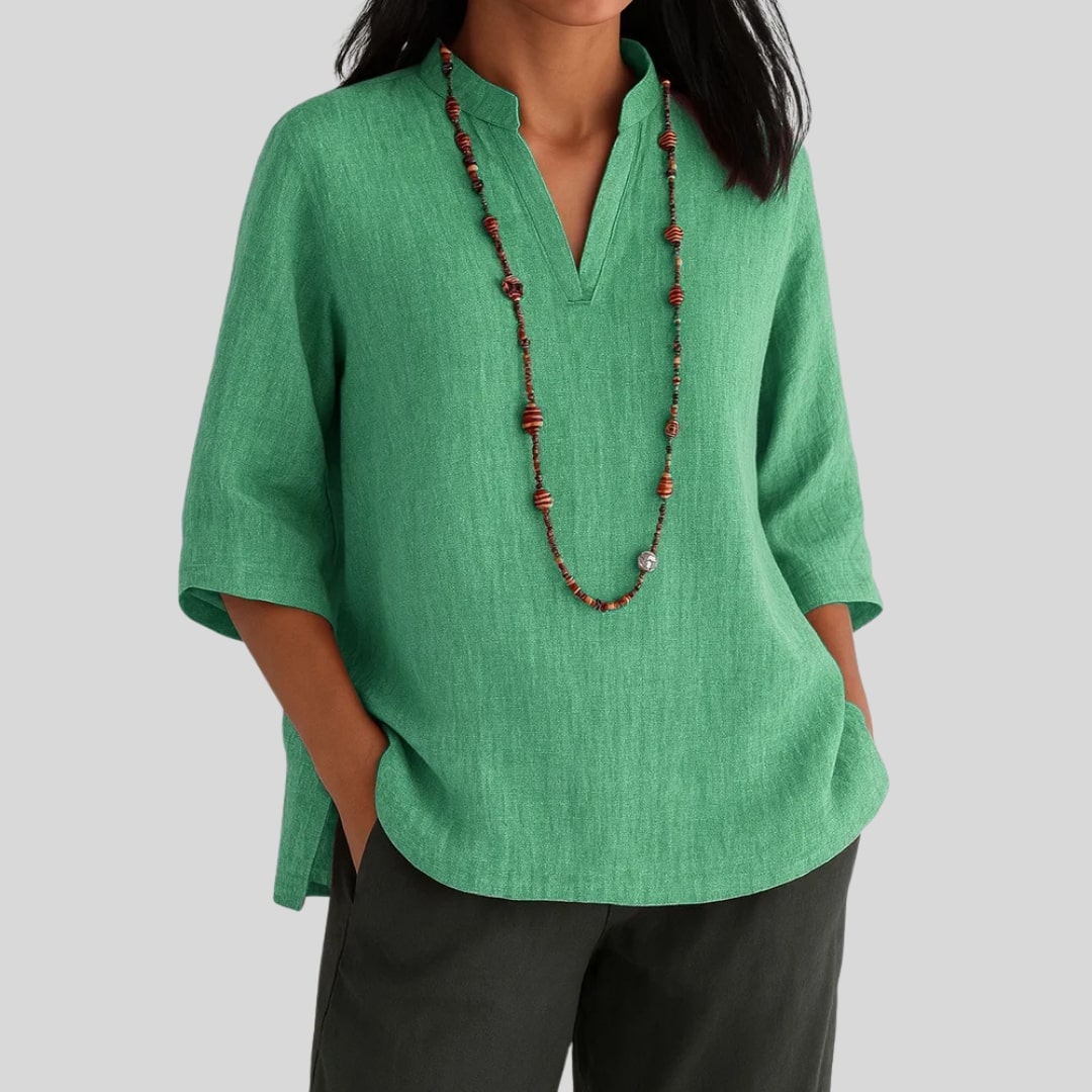 Nayara™ | Frescura, comodidad y estilo – Blusa de verano aireada