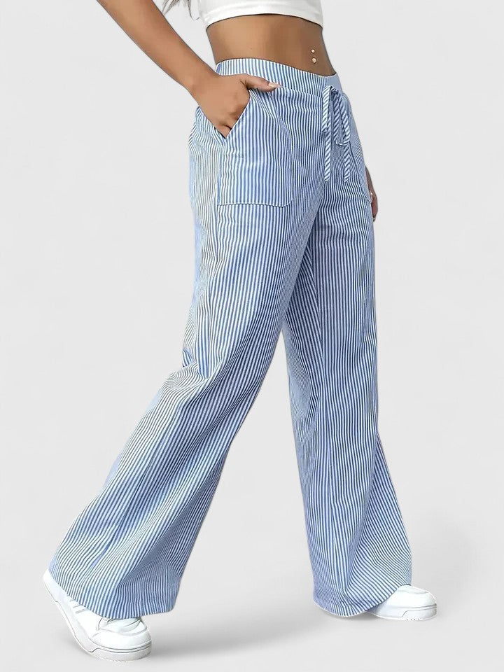 Dominique™ | Pantalón ancho cómodo con detalles elegantes