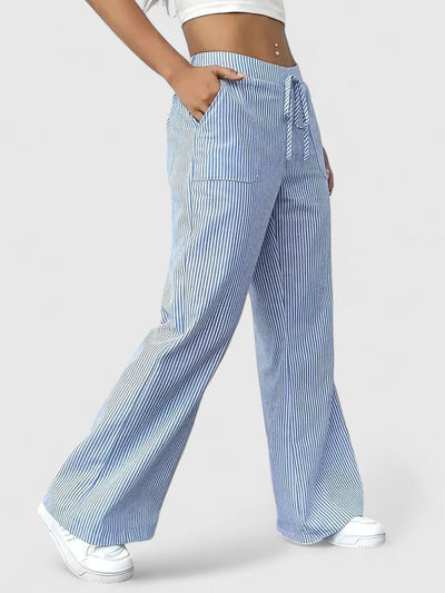 Dominique™ | Pantalón ancho cómodo con detalles elegantes