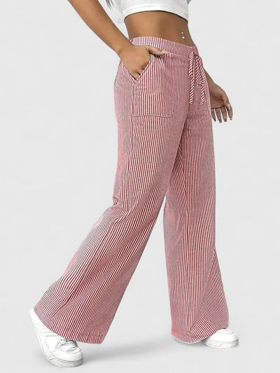 Dominique™ | Pantalón ancho cómodo con detalles elegantes