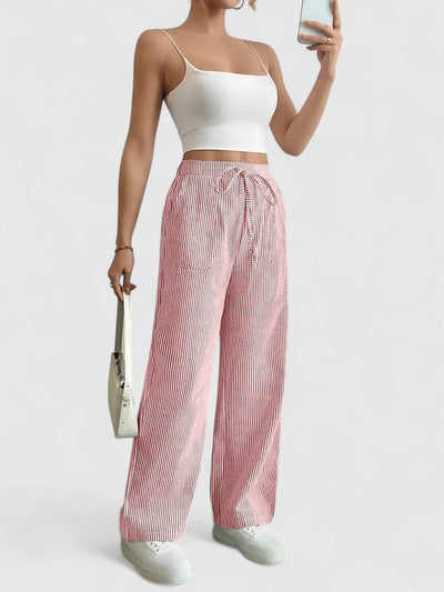 Dominique™ | Pantalón ancho cómodo con detalles elegantes