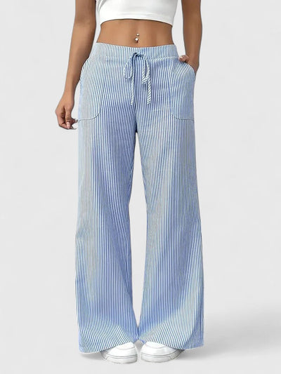 Dominique™ | Pantalón ancho cómodo con detalles elegantes