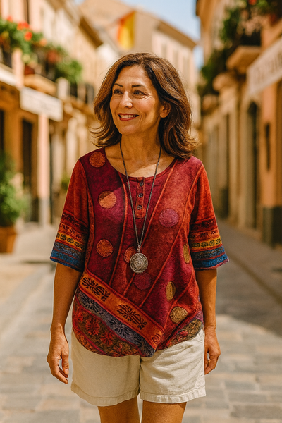 Valarie™ | Top bohemio de colores