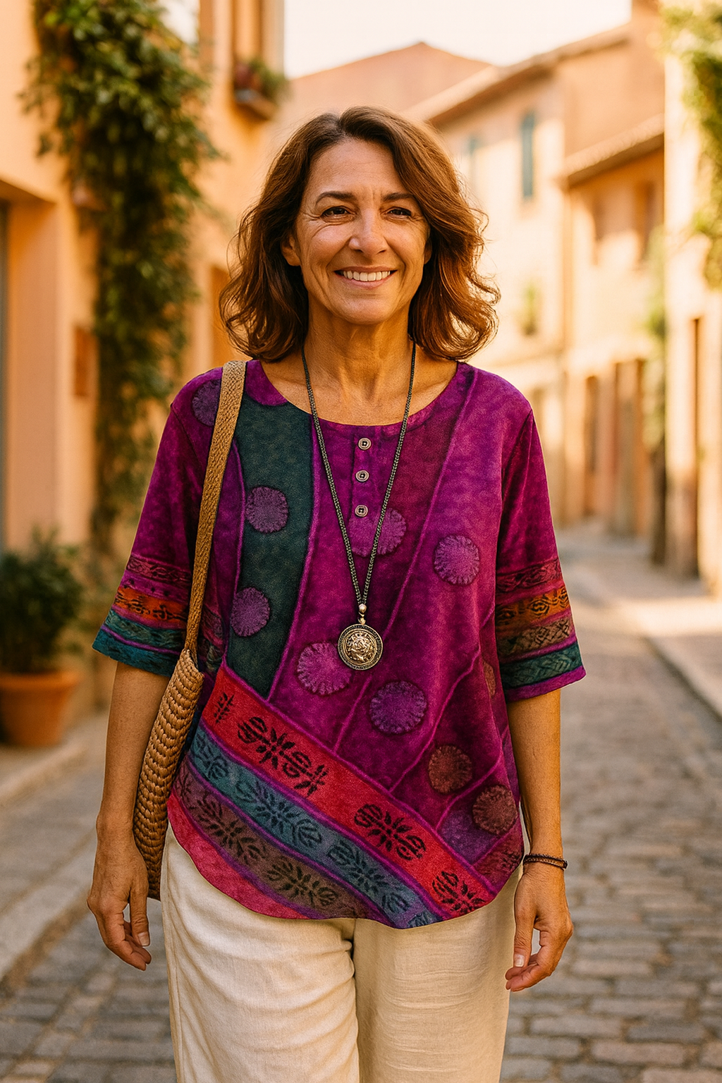 Valarie™ | Top bohemio de colores