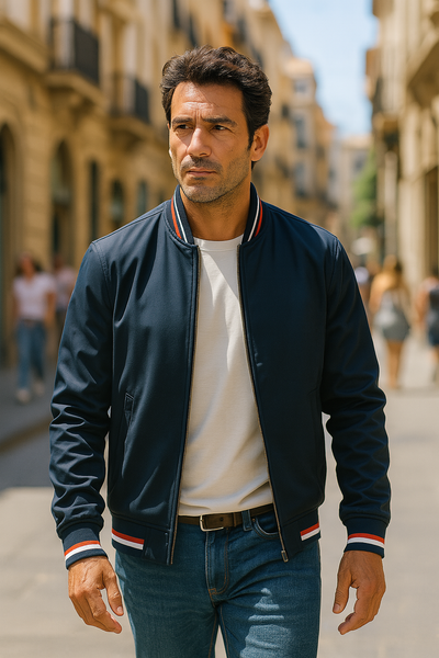 Sergio™ | Bomber ligero, estilo moderno