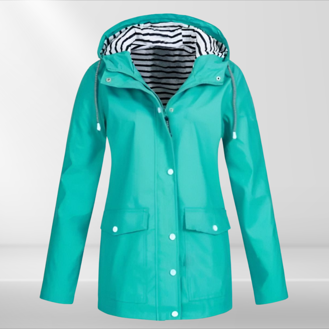 Eugenia™ | Protección, ligereza y estilo – Chaqueta impermeable y cortavientos