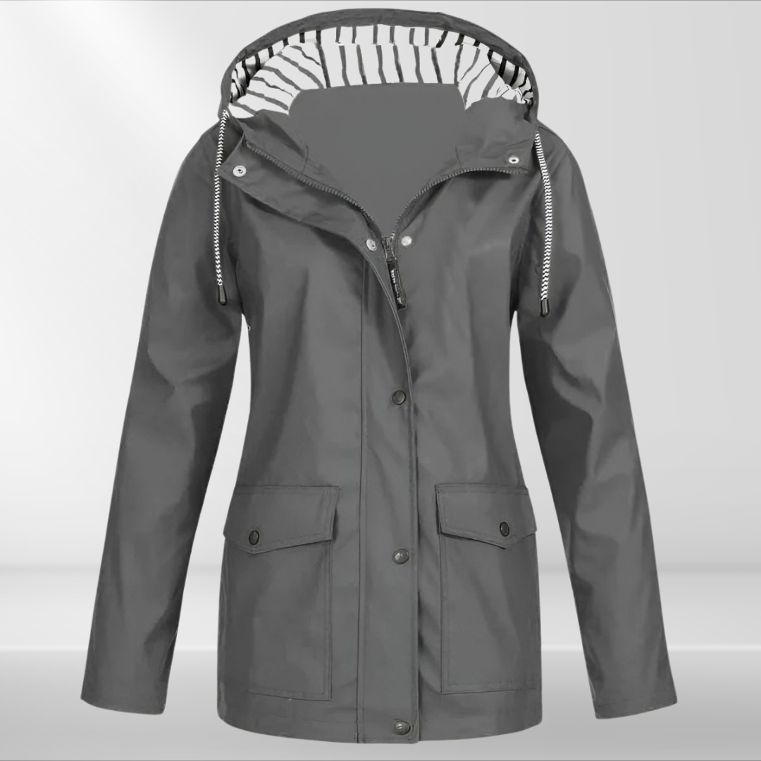 Eugenia™ | Protección, ligereza y estilo – Chaqueta impermeable y cortavientos