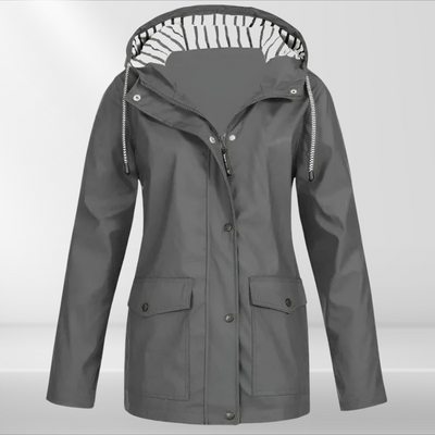 Eugenia™ | Protección, ligereza y estilo – Chaqueta impermeable y cortavientos