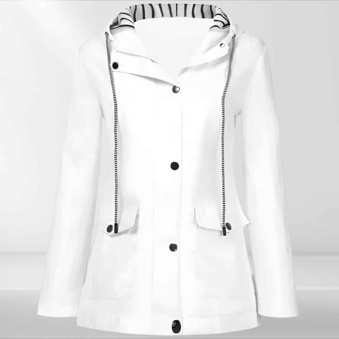 Eugenia™ | Protección, ligereza y estilo – Chaqueta impermeable y cortavientos