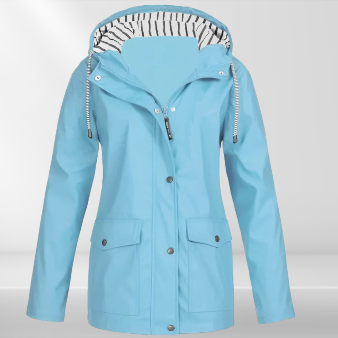 Eugenia™ | Protección, ligereza y estilo – Chaqueta impermeable y cortavientos
