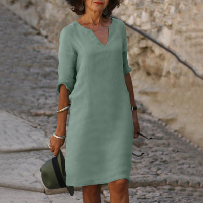 Sara™ | Vestido fluido de elegancia atemporal