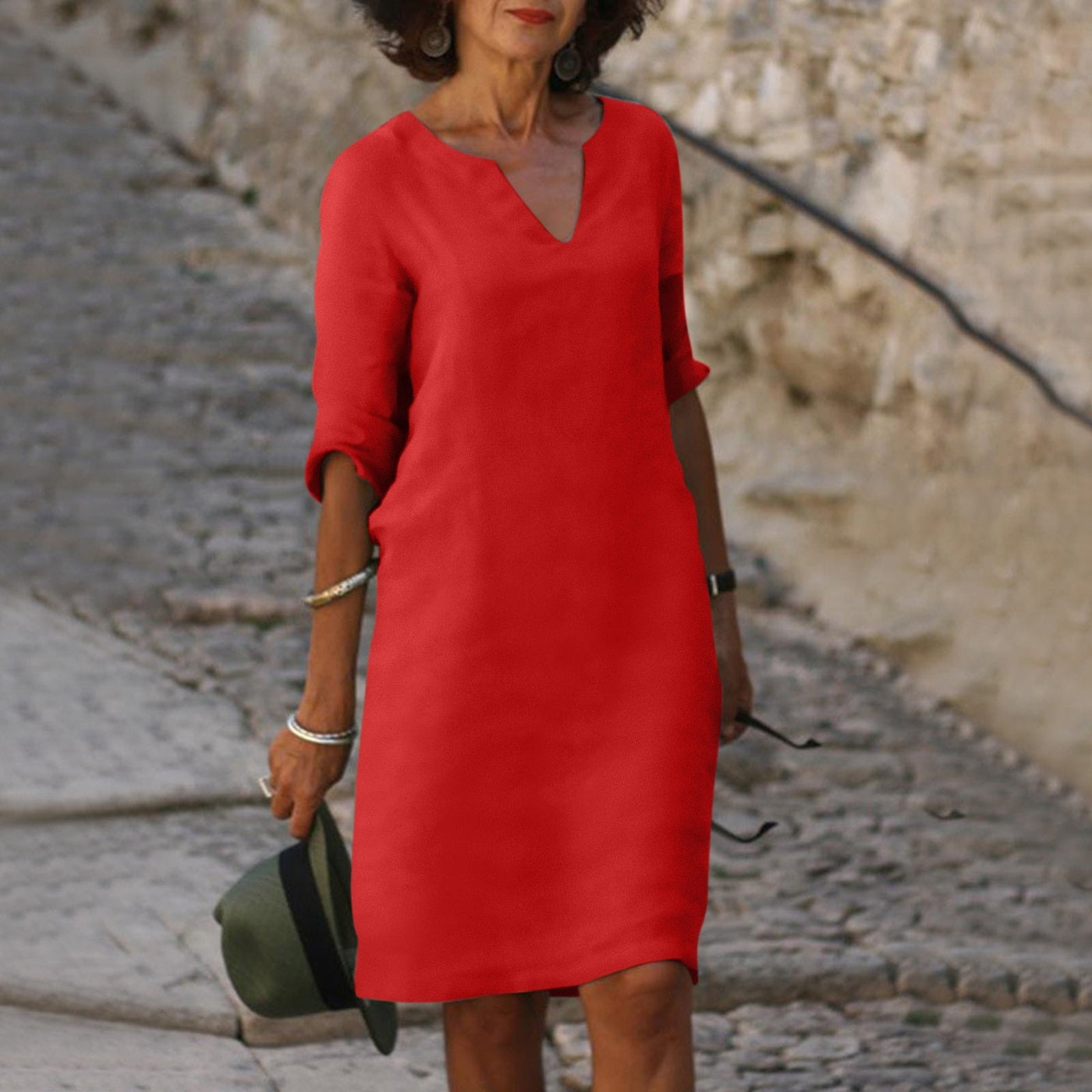Sara™ | Vestido fluido de elegancia atemporal