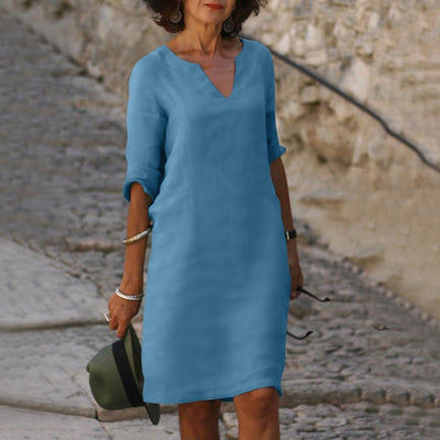 Sara™ | Vestido fluido de elegancia atemporal