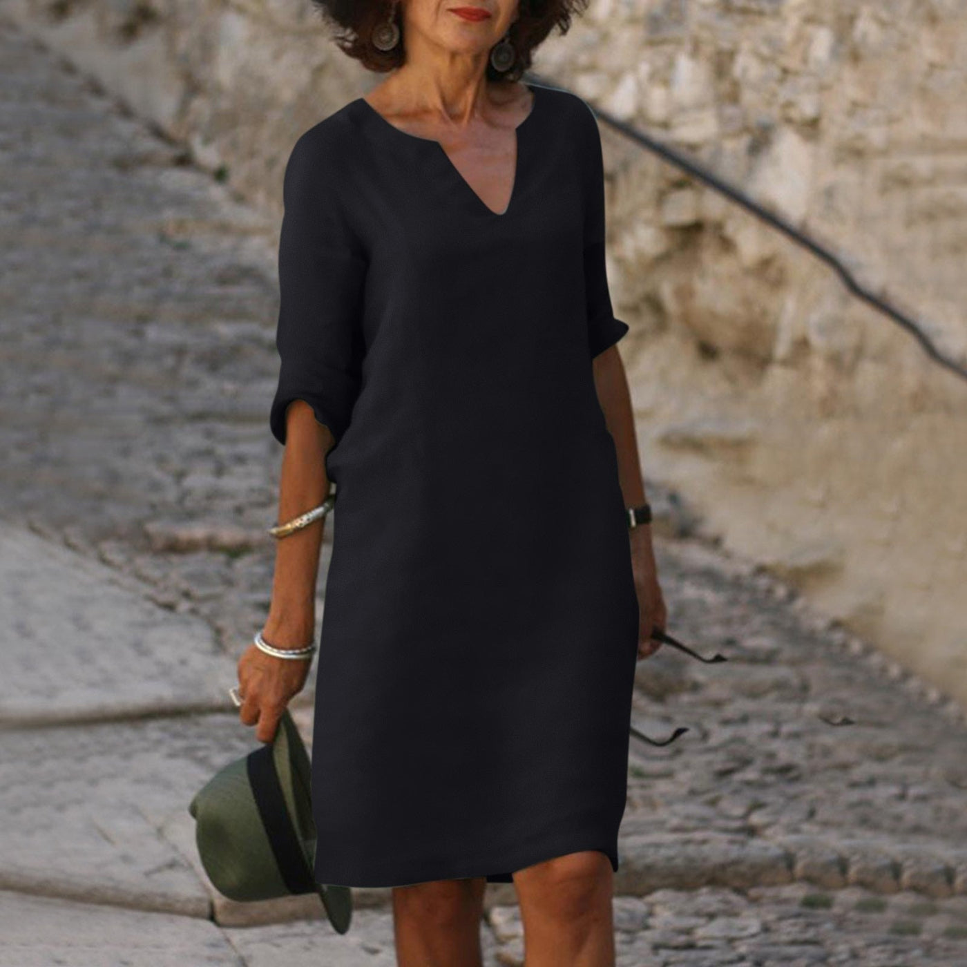 Sara™ | Vestido fluido de elegancia atemporal
