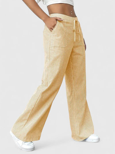 Dominique™ | Pantalón ancho cómodo con detalles elegantes