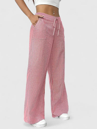 Dominique™ | Pantalón ancho cómodo con detalles elegantes